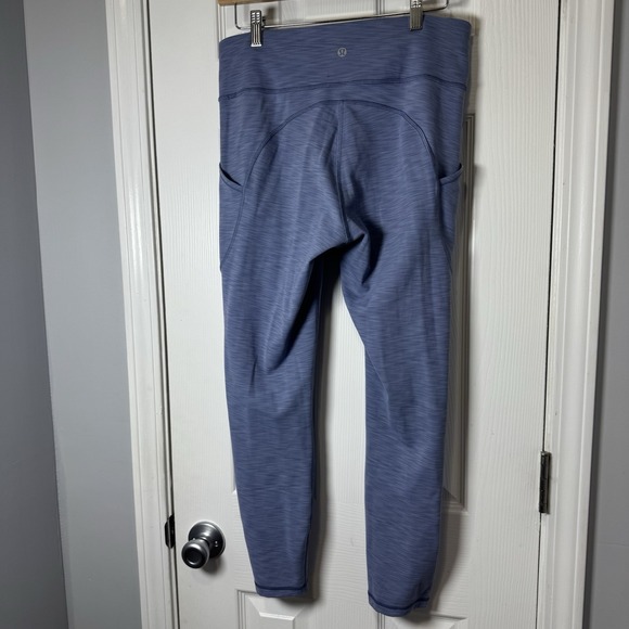 lululemon athletica Pants - Lululemon Women's Heathered Water Drop Invigorate High-Rise 25" Tight Leggings 8